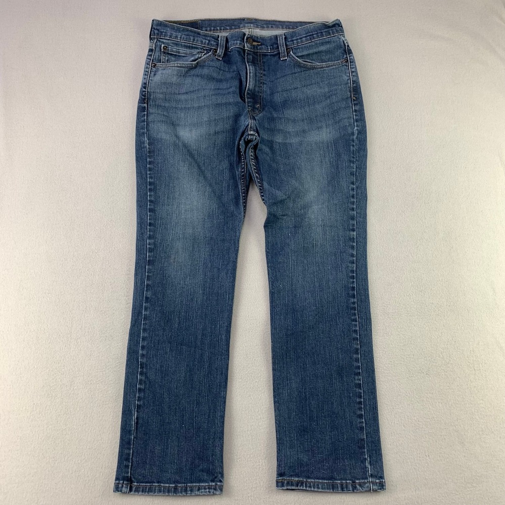 Levi's 511 Slim Fit Jeans Mens 36x30 Blue Denim Stretch Straight